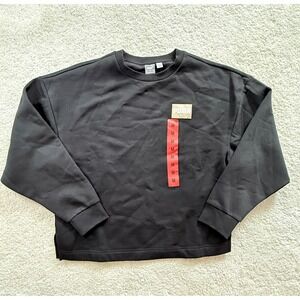 Puma Women's Fleece Crewneck Pullover‎ Black Medium Sweatshirt